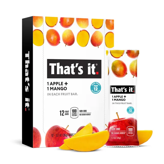 That's it Apple + Mango Fruit Bars