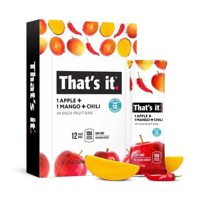 That's it Apple + Mango & Chili Fruit Bars
