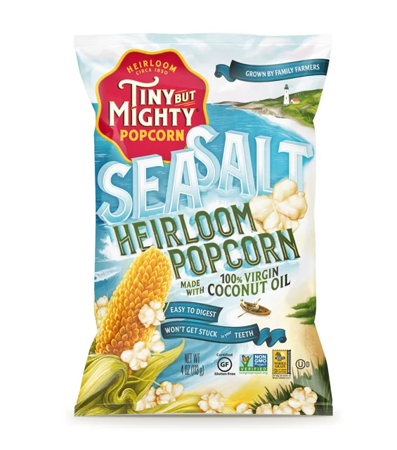 Tiny But Mighty Sea Salt Popcorn