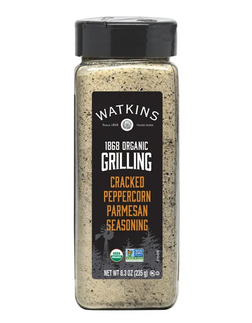 Watkins Organic Cracked Peppercorn Parmesan Seasoning