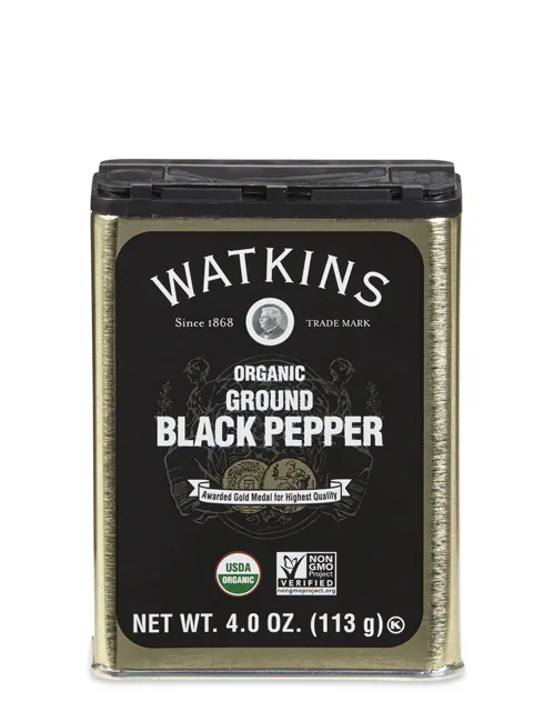 Watkins Organic Ground Black Pepper