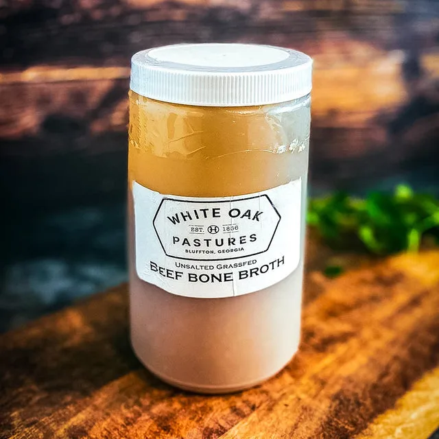 White Oak Pastures Grass-Fed Beef Bone Broth