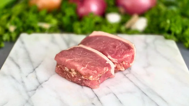 White Oak Pastures Pastured Pork Sausage Stuffed Loin Chops