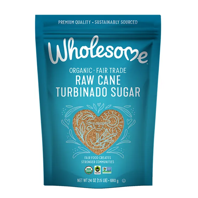 Wholesome Sweeteners Organic Fair Trade Raw Cane Turbinado Sugar