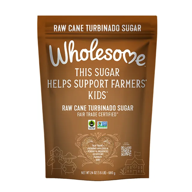 Wholesome Sweeteners Fair Trade Raw Cane Turbinado Sugar
