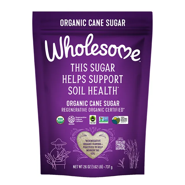 Wholesome Sweeteners Regenerative Organic Certified Cane Sugar