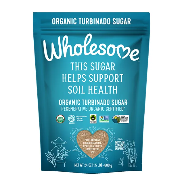 Wholesome Sweeteners Regenerative Organic Certified Turbinado Sugar