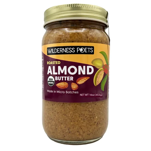 Wilderness Poets Roasted Almond Butter – Organic