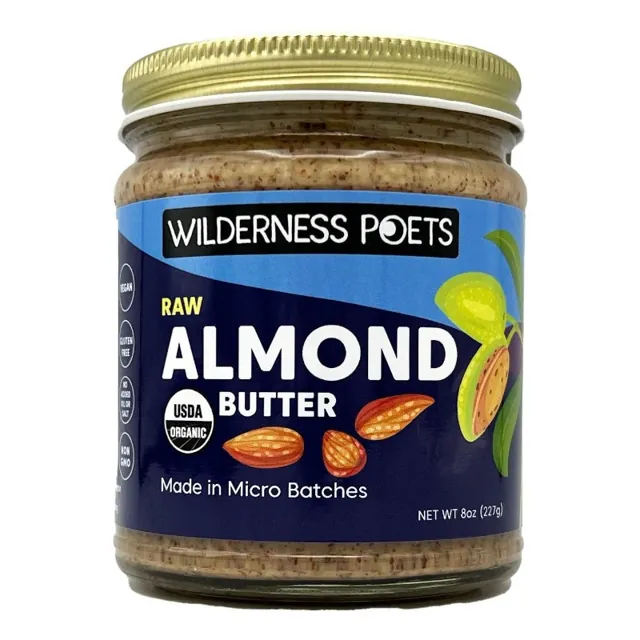 Wilderness Poets Almond Butter – Organic, Raw