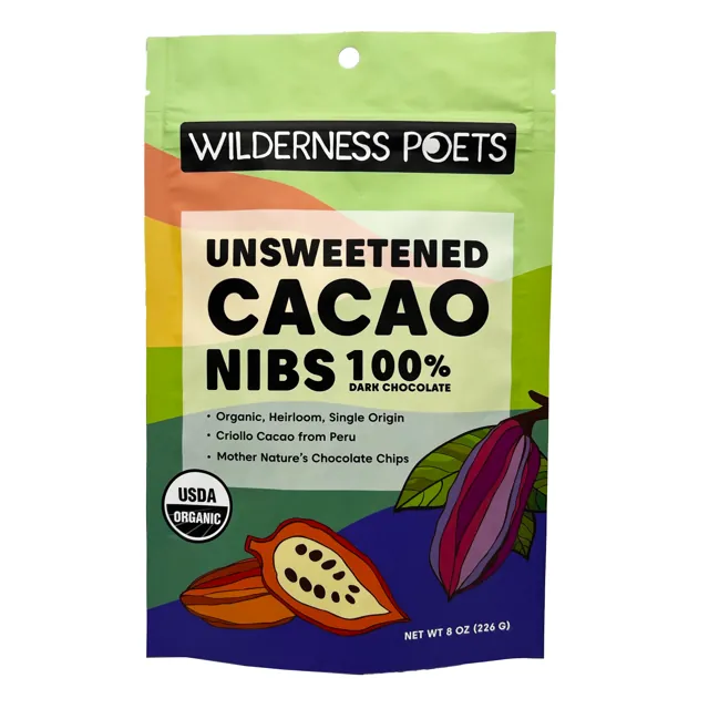 Wilderness Poets Cacao Nibs – Organic, Unsweetened