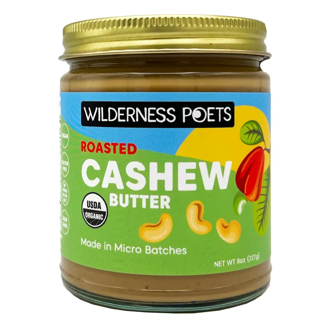 Wilderness Poets Cashew Butter – Roasted, Organic