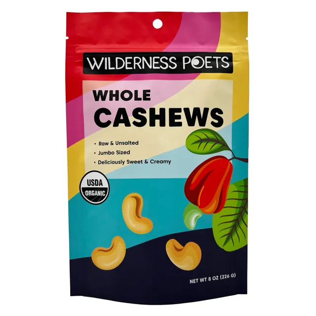 Wilderness Poets Jumbo Cashews – Organic