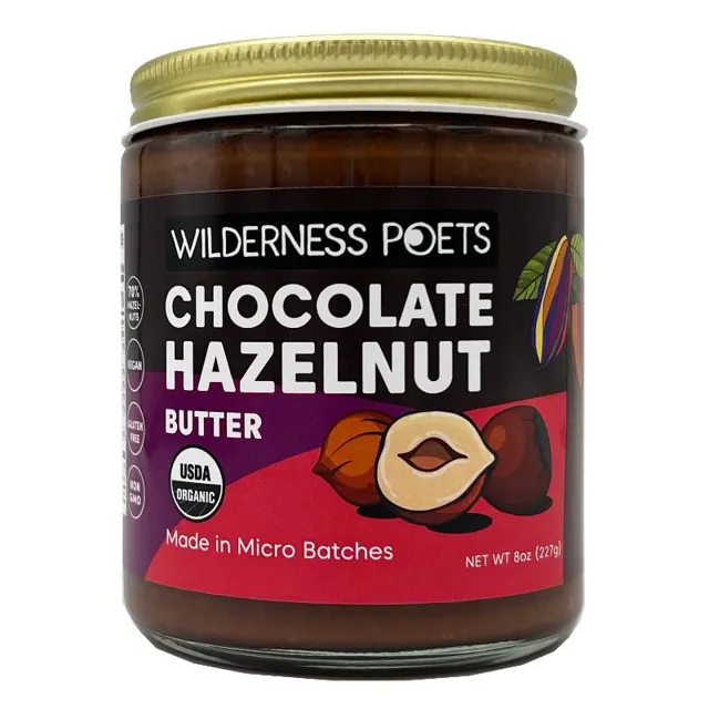 Wilderness Poets Chocolate Hazelnut Butter – Organic