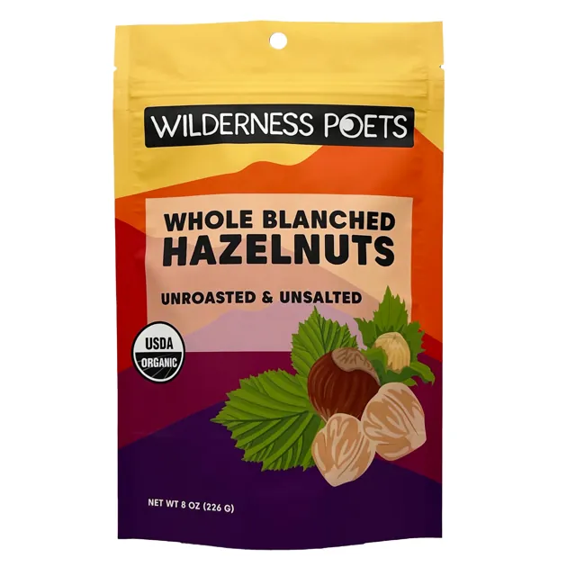 Wilderness Poets Hazelnuts – Blanched, Organic