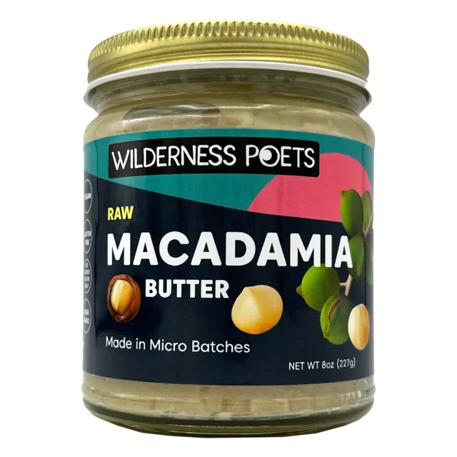 Wilderness Poets Macadamia Nut Butter – Raw