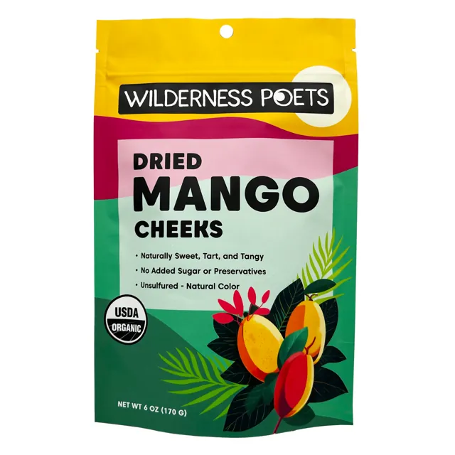 Wilderness Poets Mango Cheeks – Organic, Dried