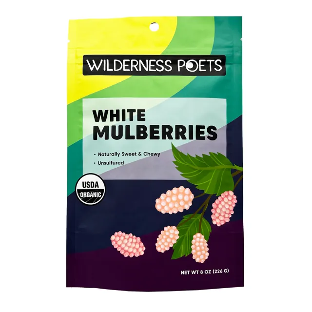 Wilderness Poets White Mulberries – Organic, Raw