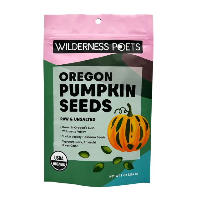 Wilderness Poets Heirloom Pumpkin Seeds – Oregon-Grown, Organic, Raw