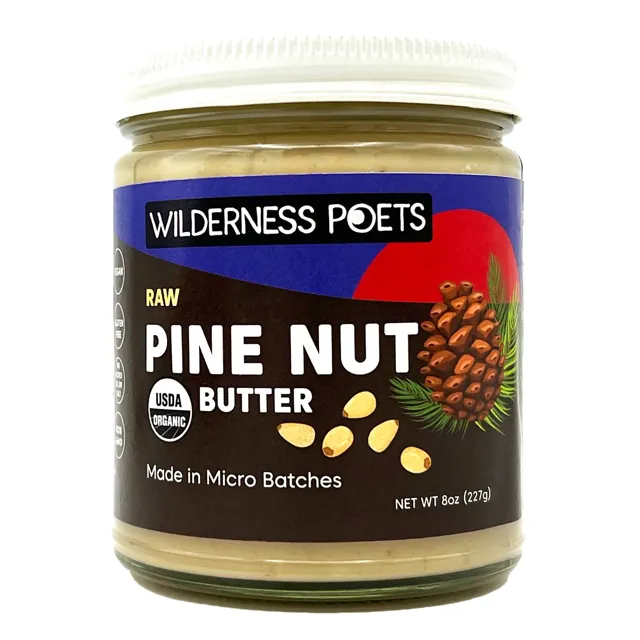 Wilderness Poets Pine Nut Butter – Organic, Raw
