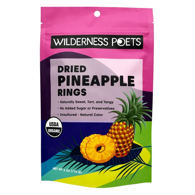 Wilderness Poets Pineapple Rings – Organic, Dried