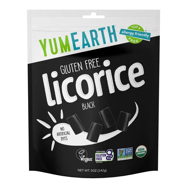 YumEarth Organic Gluten-Free Black Licorice