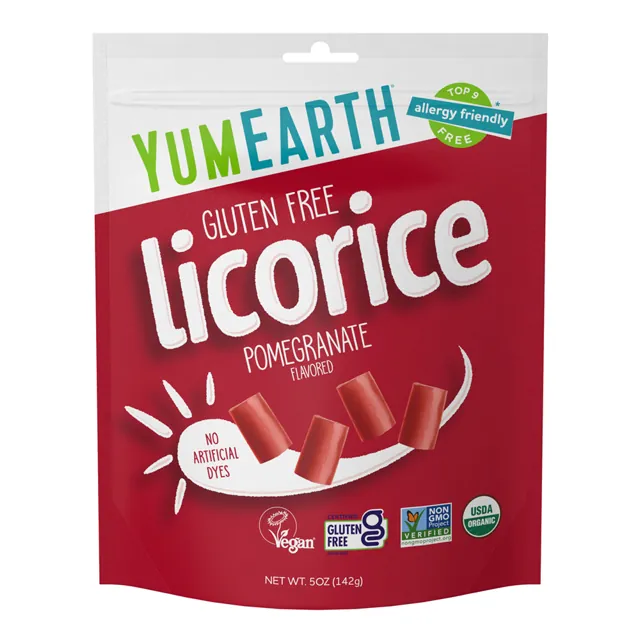 YumEarth Organic Gluten-Free Pomegranate Licorice