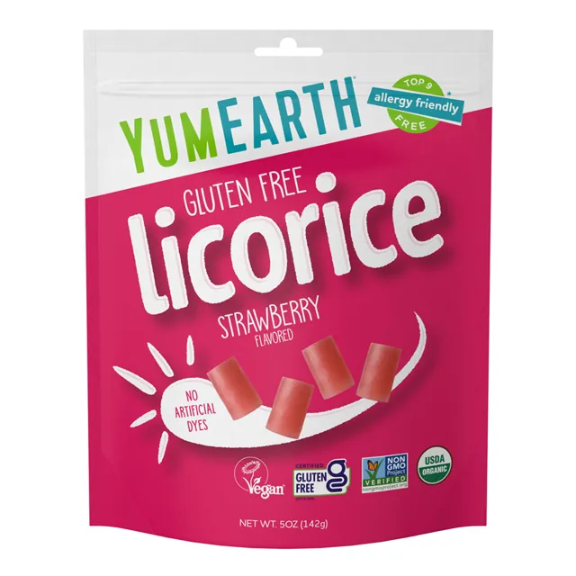 YumEarth Organic Gluten-Free Strawberry Licorice