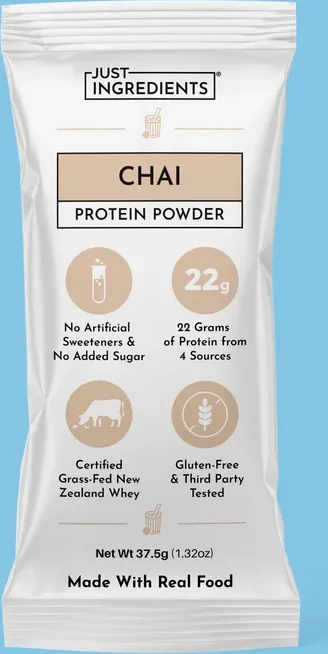 Just Ingredients Chai Protein Powder Stick