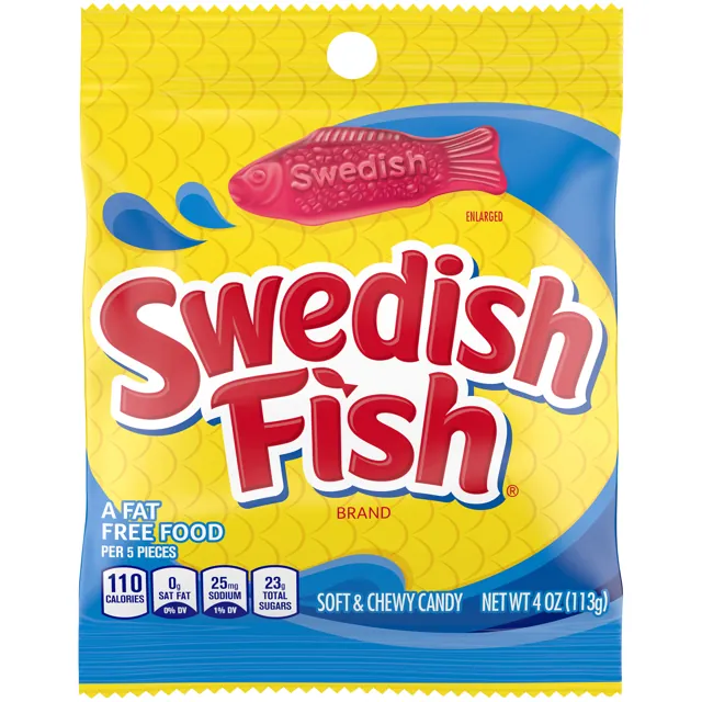 Swedish Fish Soft Candy Red 1x3.