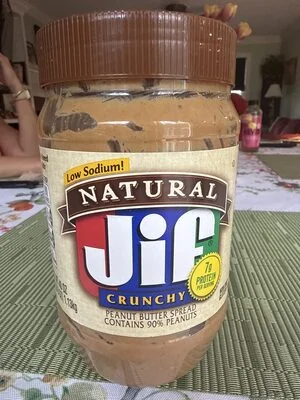 Jif Natural Peanut Butter Spread, Crunchy