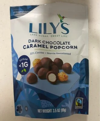 Lily's Dark Chocolate Caramel Popcorn