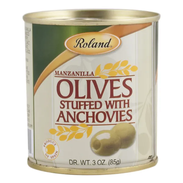Roland Manzanilla Olives Stuffed with Anchovies