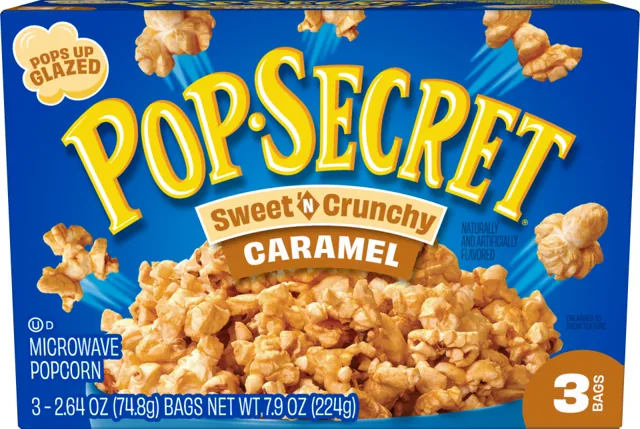 Pop-secret Sweet 'n Crunchy Premium Popcorn, Caramel