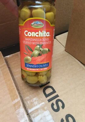 Conchita Stuffed Manzanilla Olives with Minced Pimientos