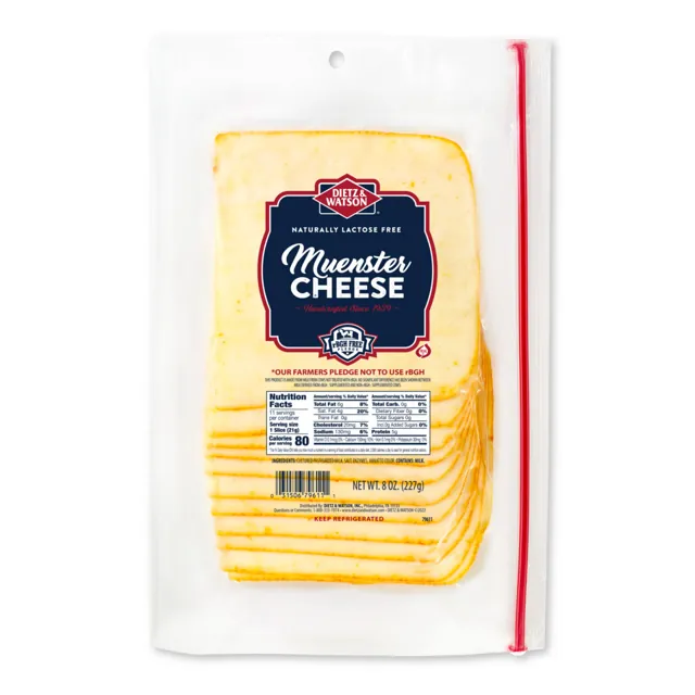 Dietz & Watson Sliced Muenster Cheese