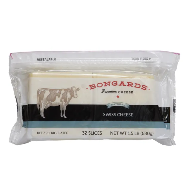 Bongards Sliced Swiss Cheese