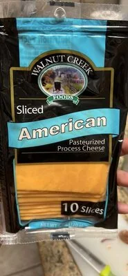 Walnut Creek Foods American Pasteurized Process Cheese Sliced