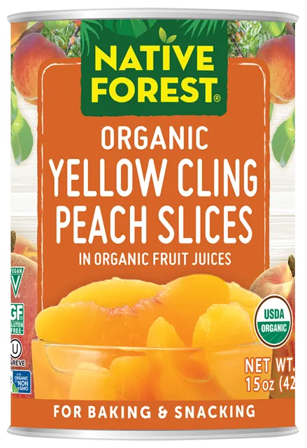 Native Forest Organic Sliced Peaches