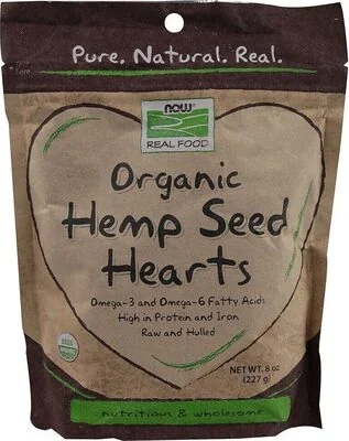 NOW Organic Hemp Seed Hearts