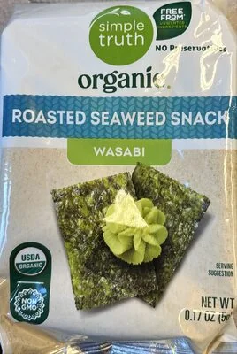 Simple Truth Wasabi Roasted Seaweed Snack