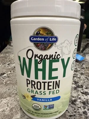 Garden of Life Vanilla Organic Whey Protein