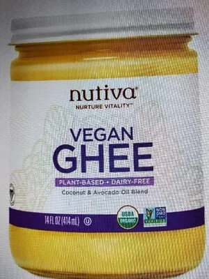 Nutiva Coconut & Avocado Oil Blend Vegan Ghee