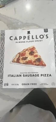 Cappello's Roasted Red Peppers and Italian Sausage Grain Free Pizza