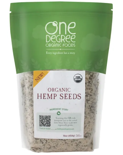 One Degree Organic Foods Organic Hemp Seeds
