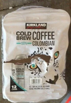 Kirkland Signature 100% Colombian Cold Brew Coffee