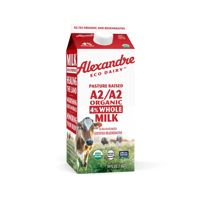 Alexandre Family Farm A2/A2 Organic 4% Whole Milk