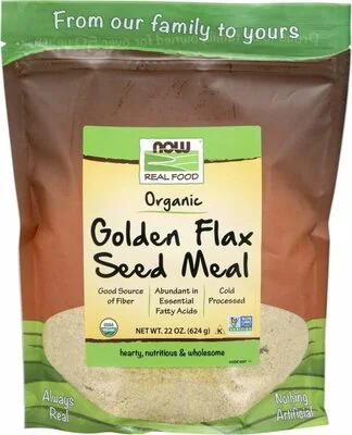 NOW Organic Golden Flax Seed Meal