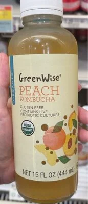 GreenWise Peach Kombucha