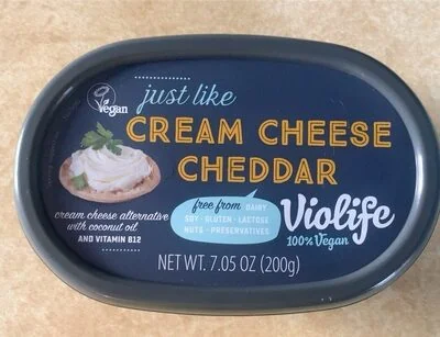 Violife Cream Cheese Cheddar Alternative