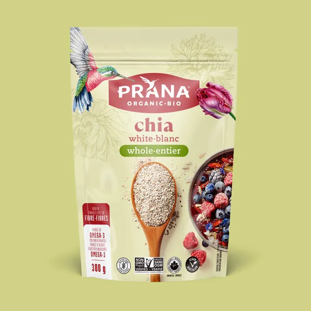 Prana Organic Whole White Chia